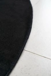 Pyöreä Cat Musta
