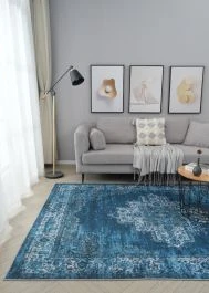 Wilton-matto Vero Rest Sininen