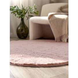 Rund Matta Eiderelle Rosa