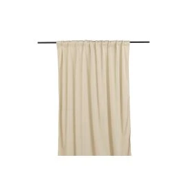 Lavendelvind Beige 2x135x250 cm Samettiverho 2-pack