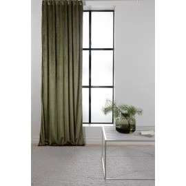 Lavendelvind Vihreä 2x135x250 cm Samettiverho 2-pack