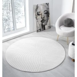 Pyöreä Bella Spin Offwhite