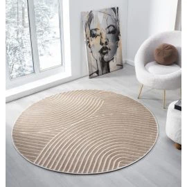 Pyöreä Bella Spin Tumman Beige