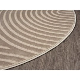 Pyöreä Bella Zen Tumman Beige