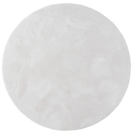 Pyöreä Fluffy Offwhite