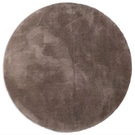 Pyöreä Fluffy Taupe