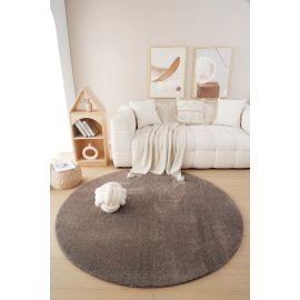 Pyöreä Fluffy Taupe