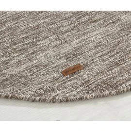 Pyöreä Lunda Harmaa beige