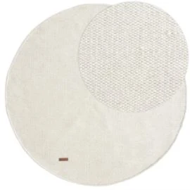 Pyöreä Lunda Offwhite