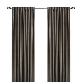 Samettiverho 2-pack Mathilde Taupe
