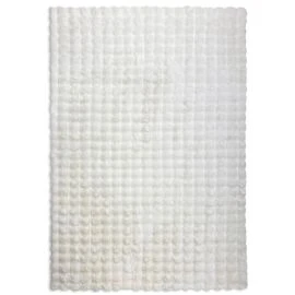 Pestävä Turkismatto Rabbit Bubble Offwhite