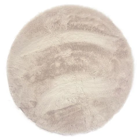 Pyöreä Rabbit Eco Vaalean Beige