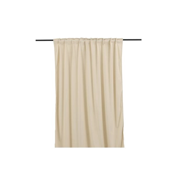 Lavendelvind Beige 2x135x250 cm Samettiverho 2-pack