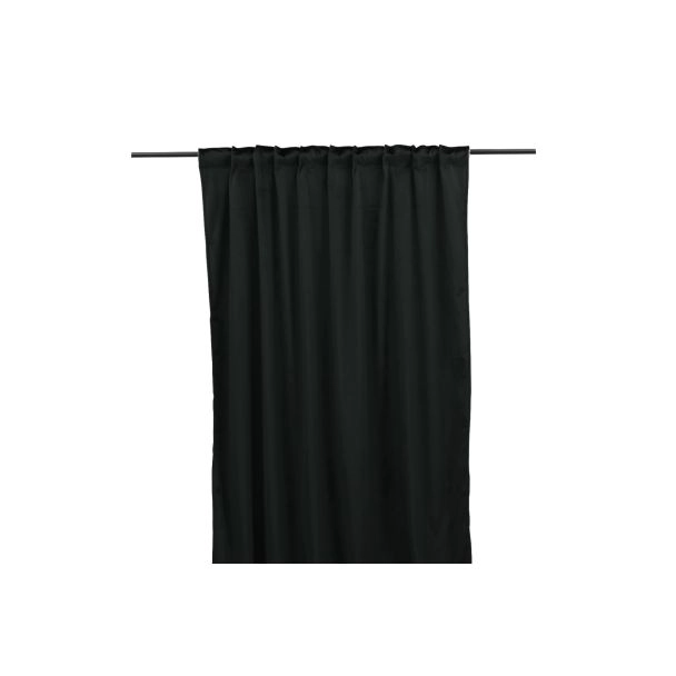 Lavendelvind Musta 2x135x250 cm Samettiverho 2-pack