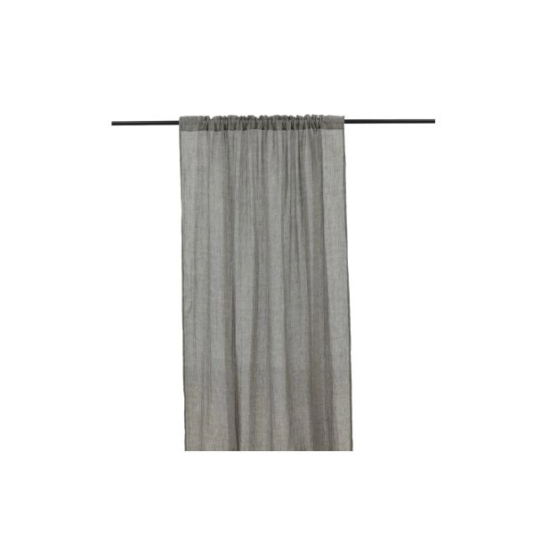 Rosendimma Tummanharmaa  Pellavaverhokangas-ilme 2-pakka