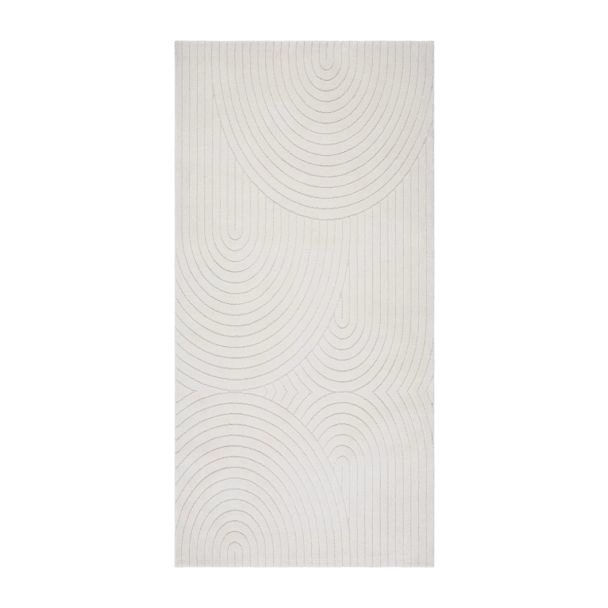 Juoksija Lior Valkoinen Wilton-matto
