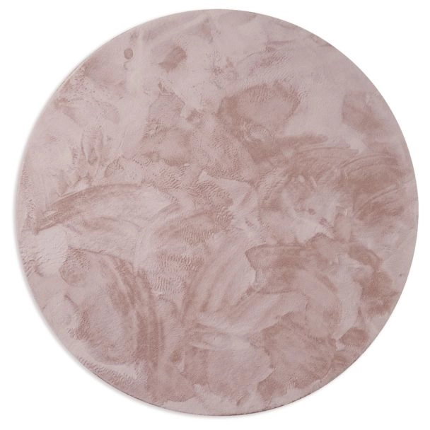 Pyöreä Cat Vaaleanpunainen Pestävä Turkismatto