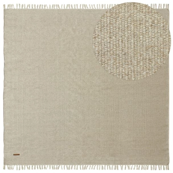 Kvadrat matta Dalen Beige