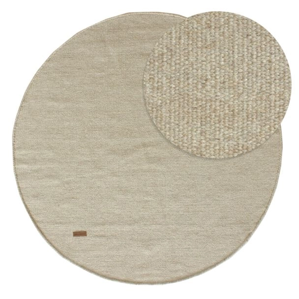 Pyöreä Dalen Beige Villamatto
