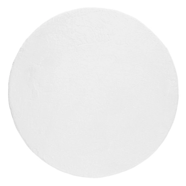 Pyöreä Eline Valkoinen Ryijymatto