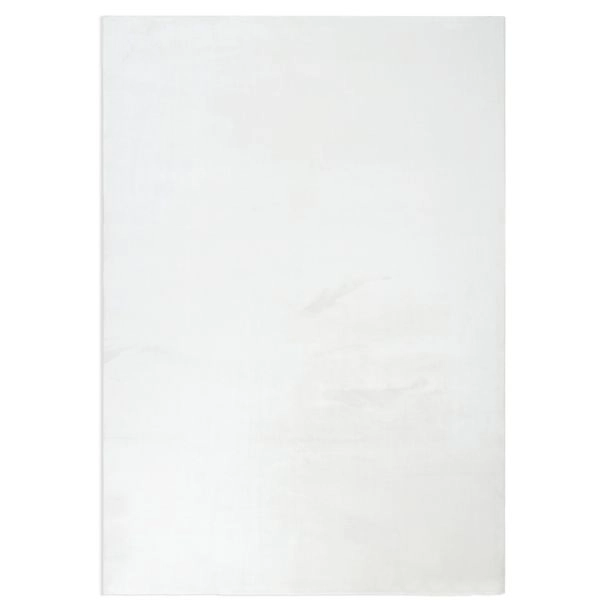 Pehmeä Turkis-look Matto Glossy Offwhite