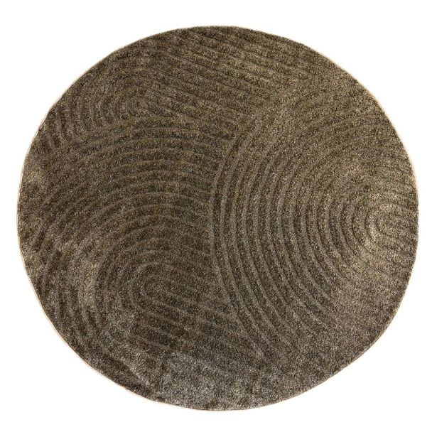 Pyöreä Lior Ruskea Wilton-matto