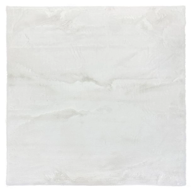 Neliö Rabbit Eco Valkoinen Turkismatto