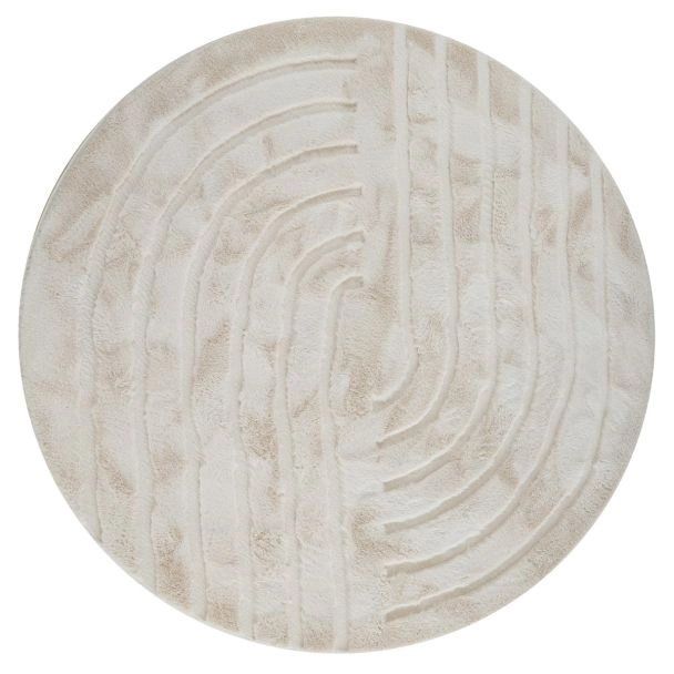 Pyöreä Rabbit Soho Vaalean Beige Turkismatto