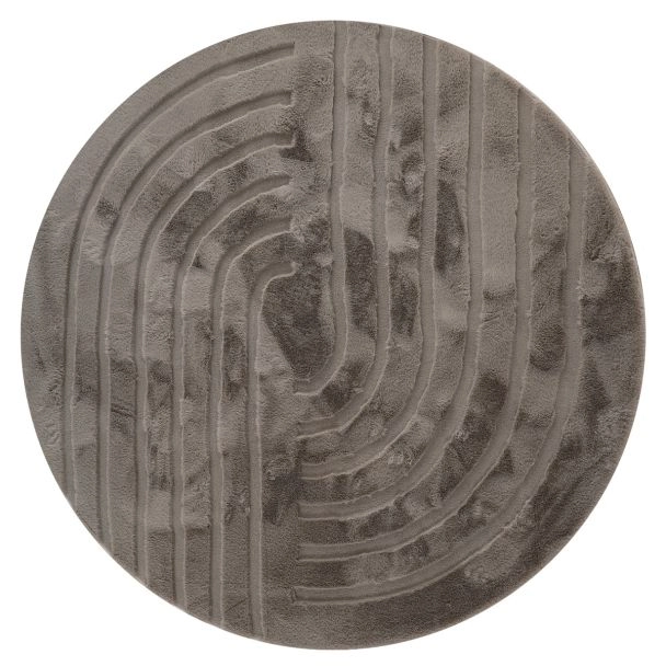 Pyöreä Rabbit Soho Taupe Turkismatto