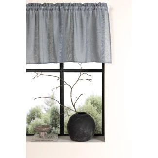 Vardoft Harmaa 2x55x250 cm Verho 2-pack