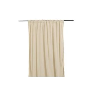 Lavendelvind Beige 2x135x250 cm Samettiverho 2-pack