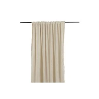 Kristallglans Beige  Huoneenpimentävä Samettiverho 2-pack