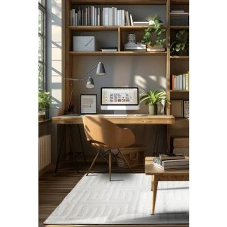 Pehmeä Ryijymatto Arlo Offwhite