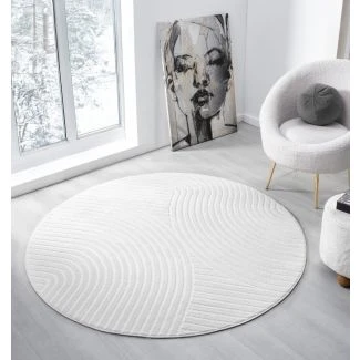 Pyöreä Bella Spin Offwhite