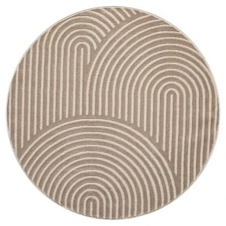 Pyöreä Bella Zen Tumman Beige