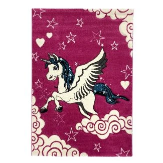 Diamond Unicorn Vaaleanpunainen Lastenmatto