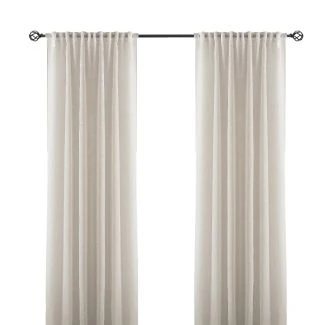Ellinor Pellava 2x135x250 cm Pellavaverhokangas-ilme 2-pakka