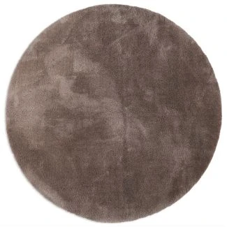 Pyöreä Fluffy Taupe