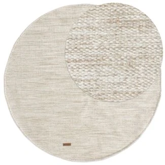 Pyöreä Lunda Beige