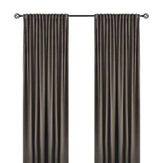 Samettiverho 2-pack Mathilde Taupe