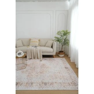 Noel Heart Beige  Pestävä Wilton-matto