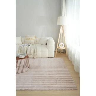 Pestävä Turkismatto Rabbit Stripe Vaalean Beige