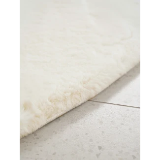 Pyöreä Rabbit Eco Offwhite
