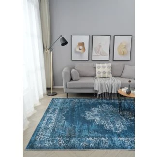 Wilton-matto Vero Rest Sininen