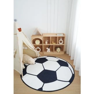 Pyöreä Zappy Football Valkoinen/Musta