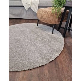 Clario Grå Rund Matta