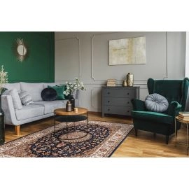 Wilton-matto Doha Oma Sininen