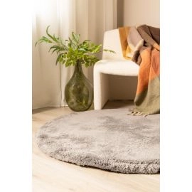 Lucid Grå Rund matta