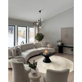 Pyöreä Comfy Beige