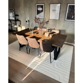 Pestävä Pehmeä Ryijymatto Fuzzy Vega Offwhite